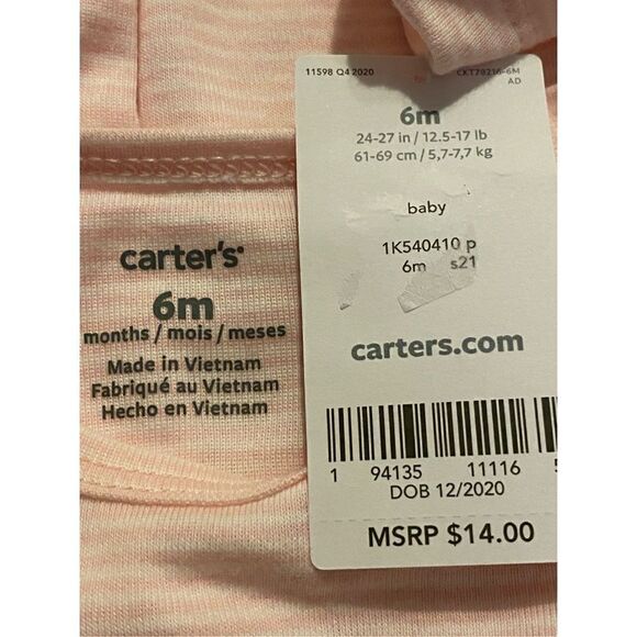 CARTER’S BABY 6M Easter Chick Bodysuit -“ LOVE MY PEEPS” - Picture 7 of 7